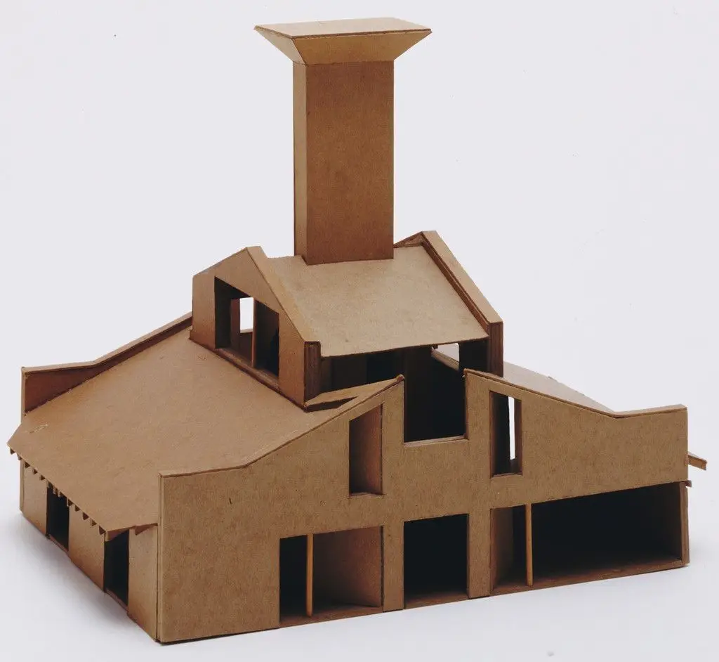 Vanna Venturi House, Chestnut Hill, Pennsylvania, Scheme III A (Scale model, 1/4" = 1') by Robert Venturi