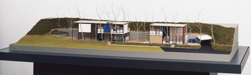 Eames House, Los Angeles, California (Scale model, 3/8" = 1') by Charles Eames, Ray Eames