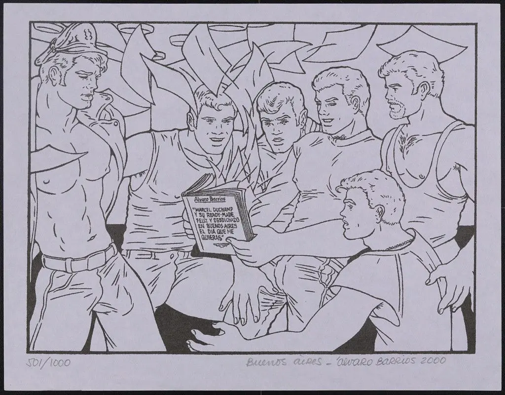 Popular Print for the First International Art Biennial of Buenos Aires by Álvaro Barrios