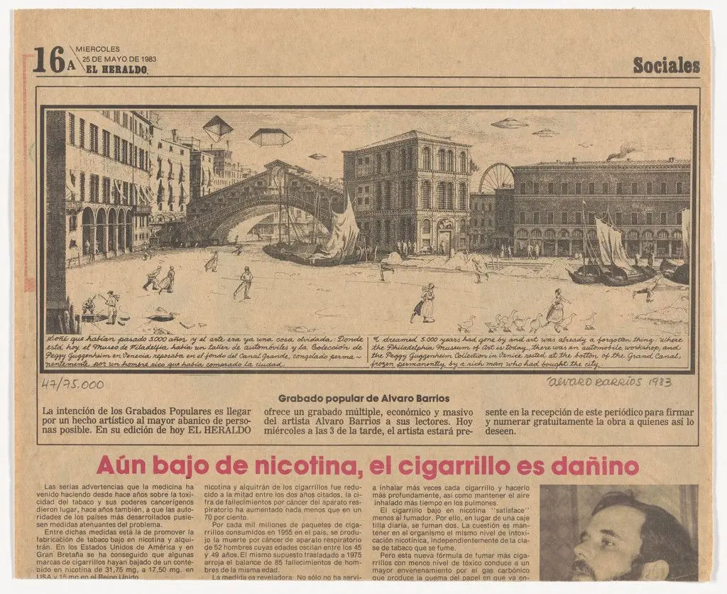 Popular Print by Álvaro Barrios
