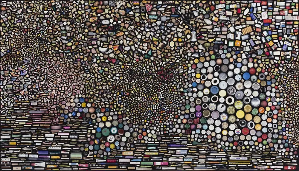My things No. 5—5000 Pieces of Rubbish in 2002 by Hong Hao