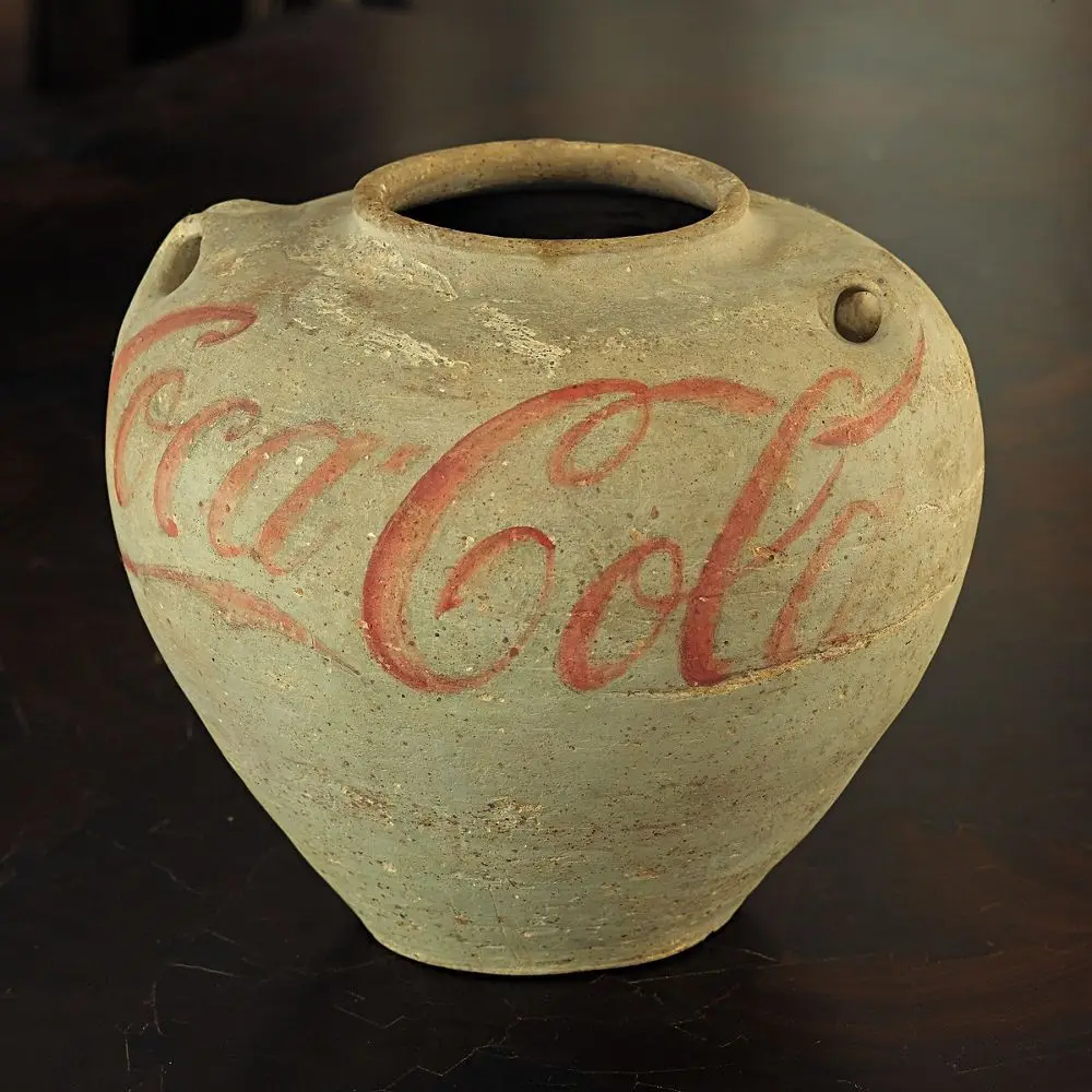 Han Dynasty Urn with Coca Cola Logo by Ai Weiwei
