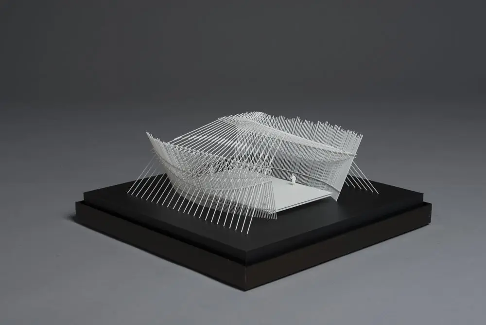 Model, Bamboo Pavilion by Rocco Yim