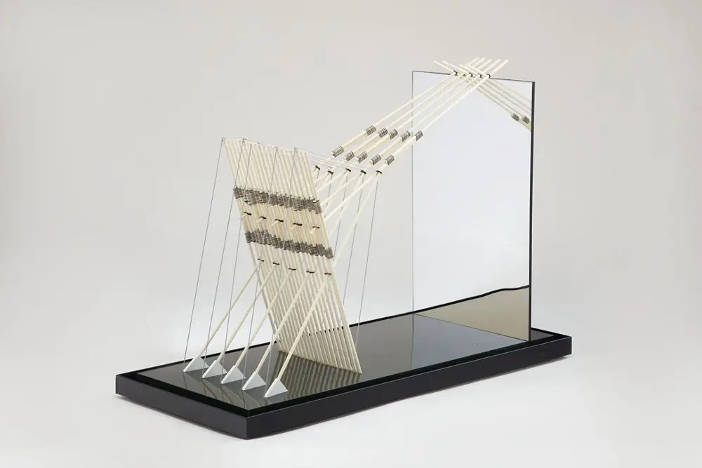 Section model, Bamboo Pavilion by Rocco Yim