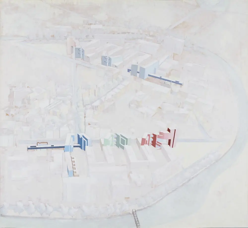 Drawing, IBA Lützowstrasse Social Housing Competition, Berlin, Germany by Office for Metropolitan Architecture