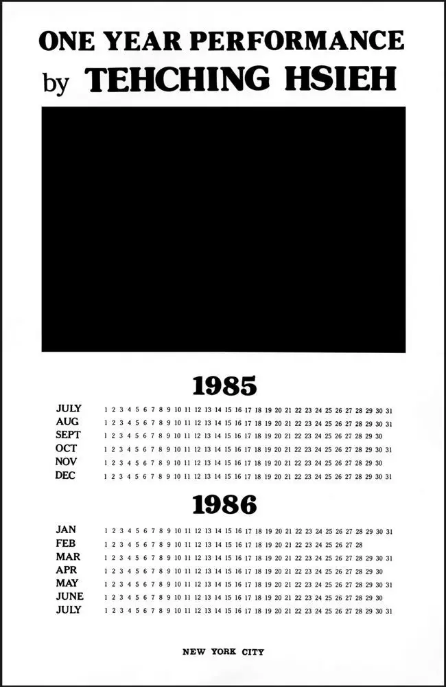 One Year Performance 1985–1986 by Tehching Hsieh