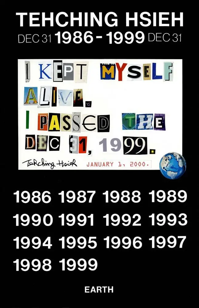 Tehching Hsieh 1986–1999. Thirteen Year Plan by Tehching Hsieh