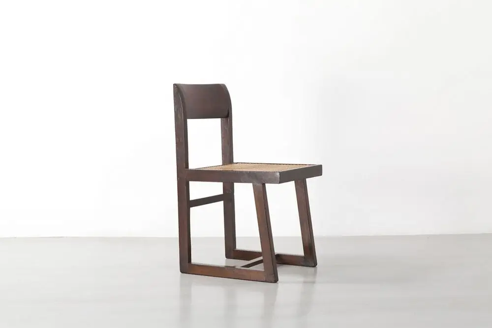 Rectangular Feet Chair by Pierre Jeanneret