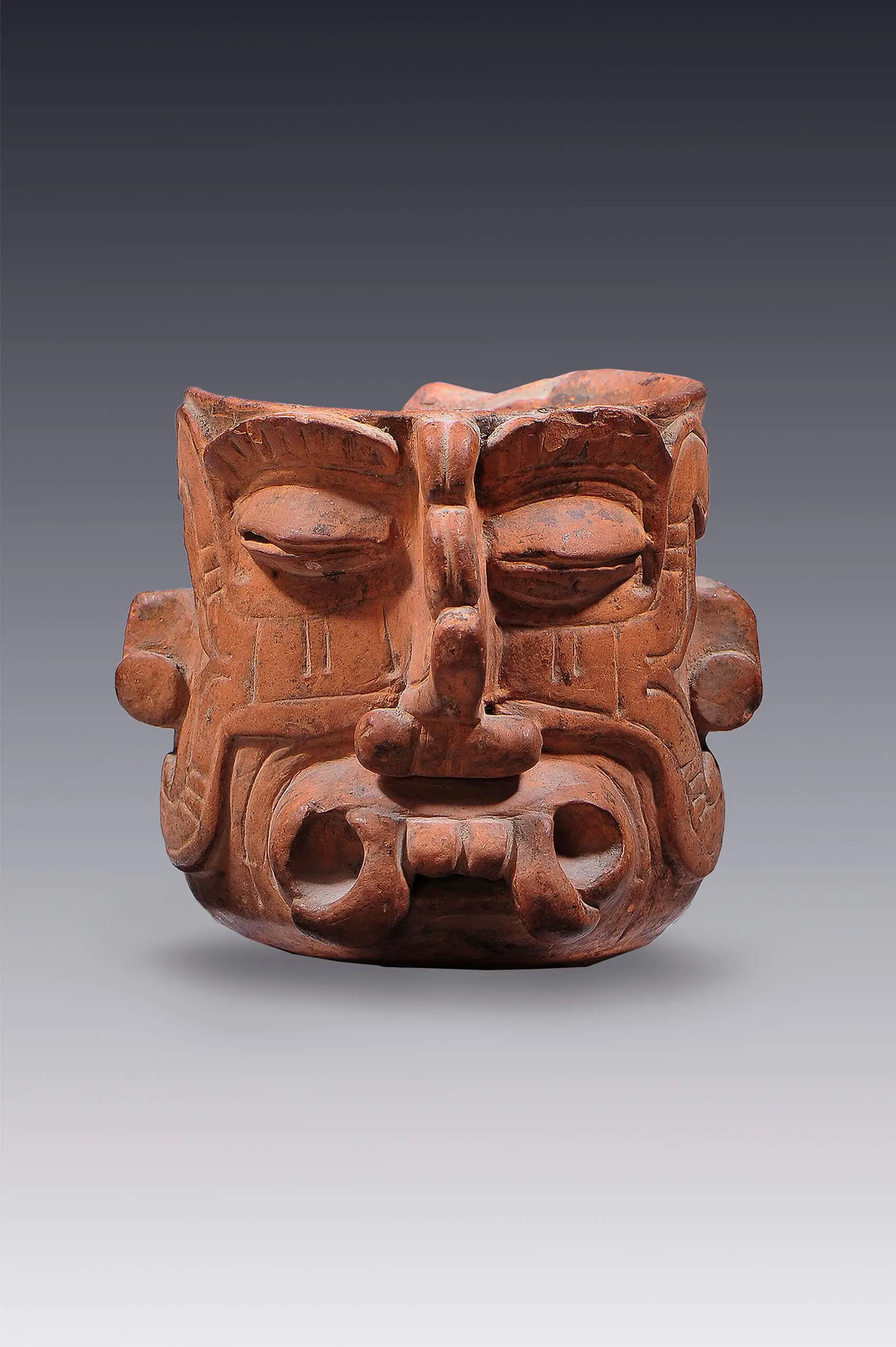 Vaso-efigie con representacion de Tlaloc, ?Cocijo? by Zapoteca