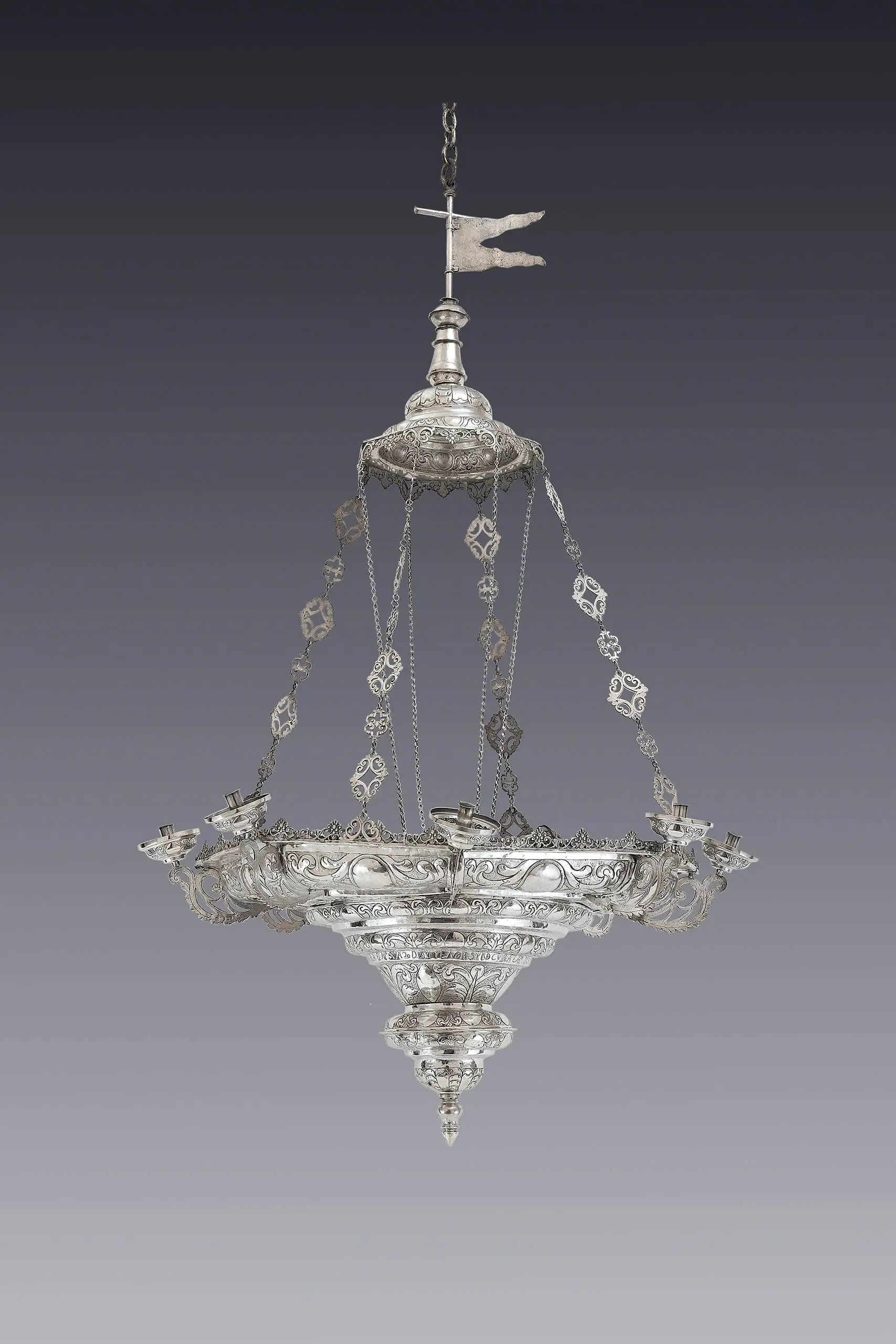 Lampara-arana by Anonimo novohispano