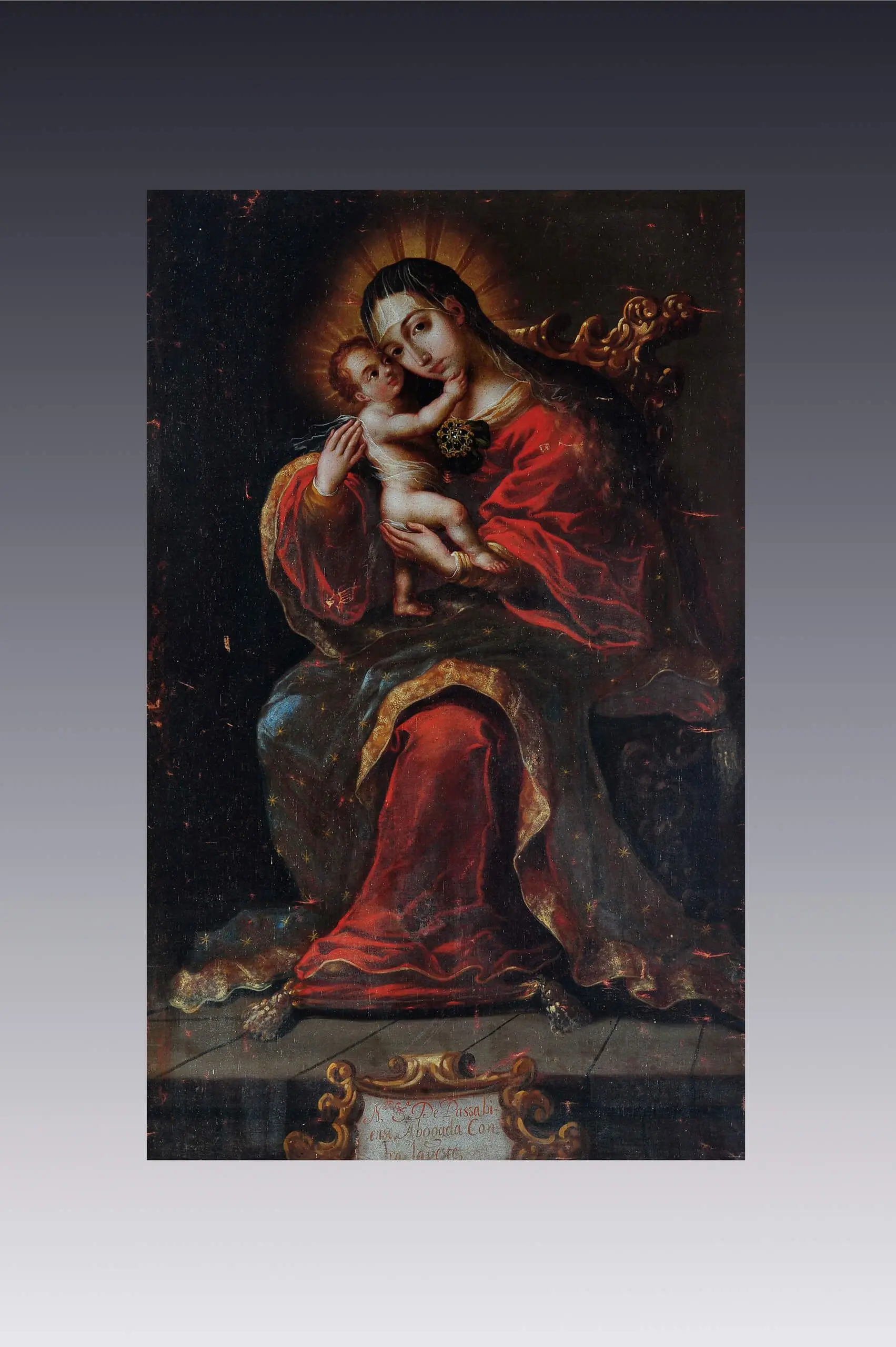 Nuestra Senora de Passabiense by Anonimo novohispano