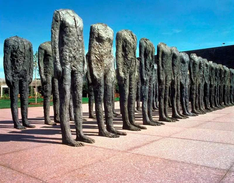 Bronze Crowd by Magdalena Abakanowicz