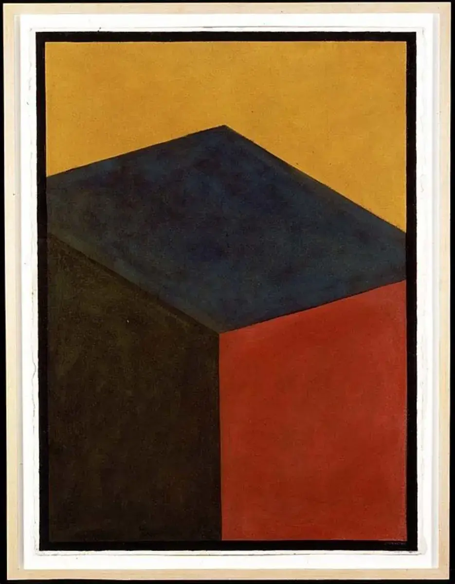 Tilted Form No. 4 [Tegning] by LeWitt, Sol