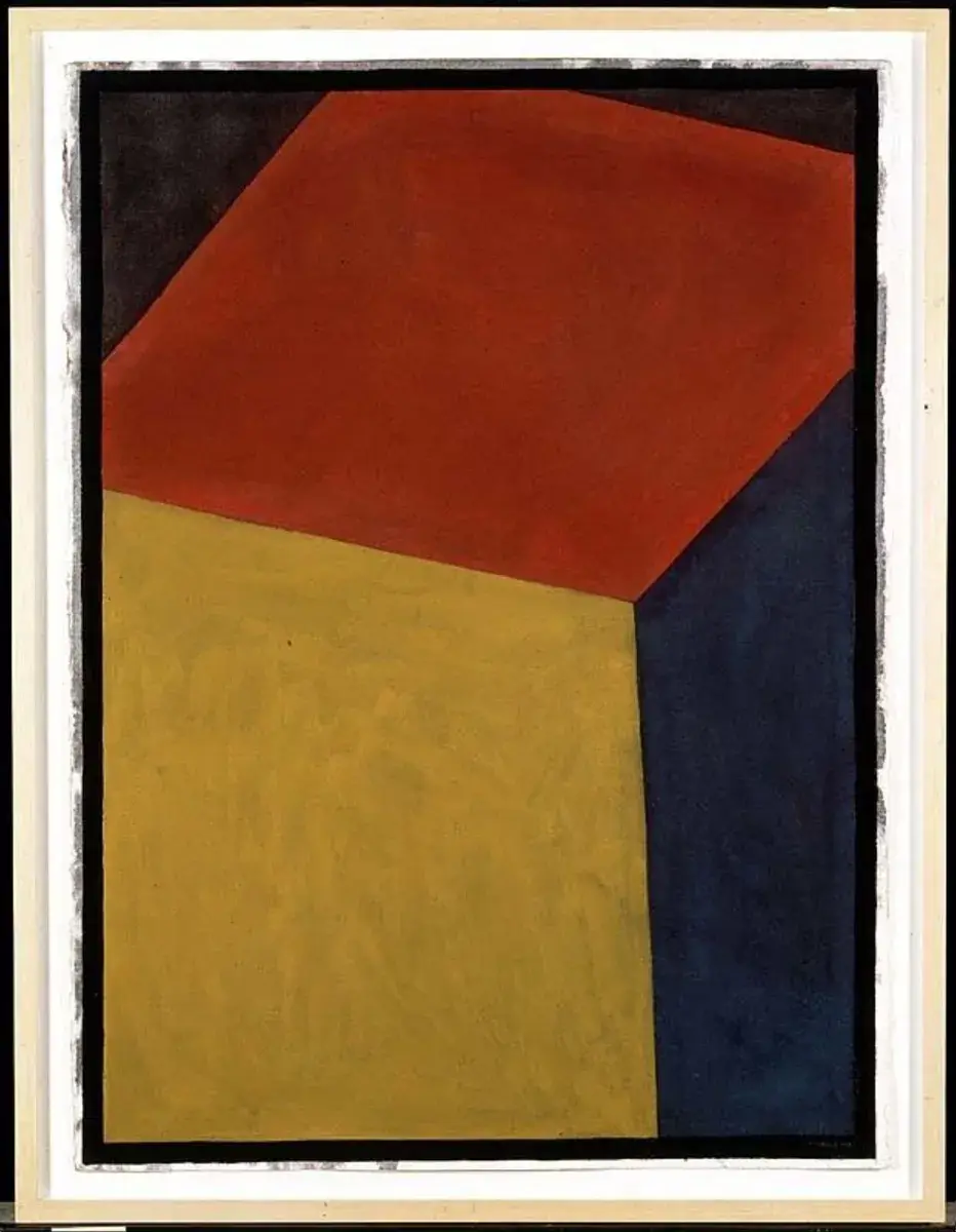 Tilted Form No. 3 [Tegning] by LeWitt, Sol