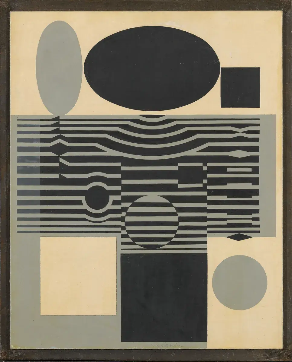 Kantara II [Maleri] by Vasarely, Victor