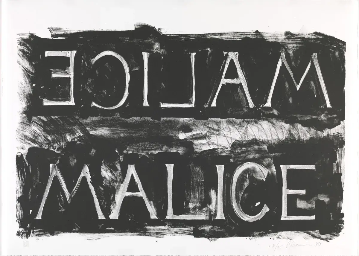 Malice [Grafikk] by Nauman, Bruce