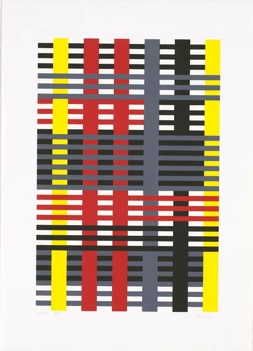 Study for Unexecuted Wall Hanging (Bauhaus-period) circa 1926 [Grafikk] by Albers, Anni