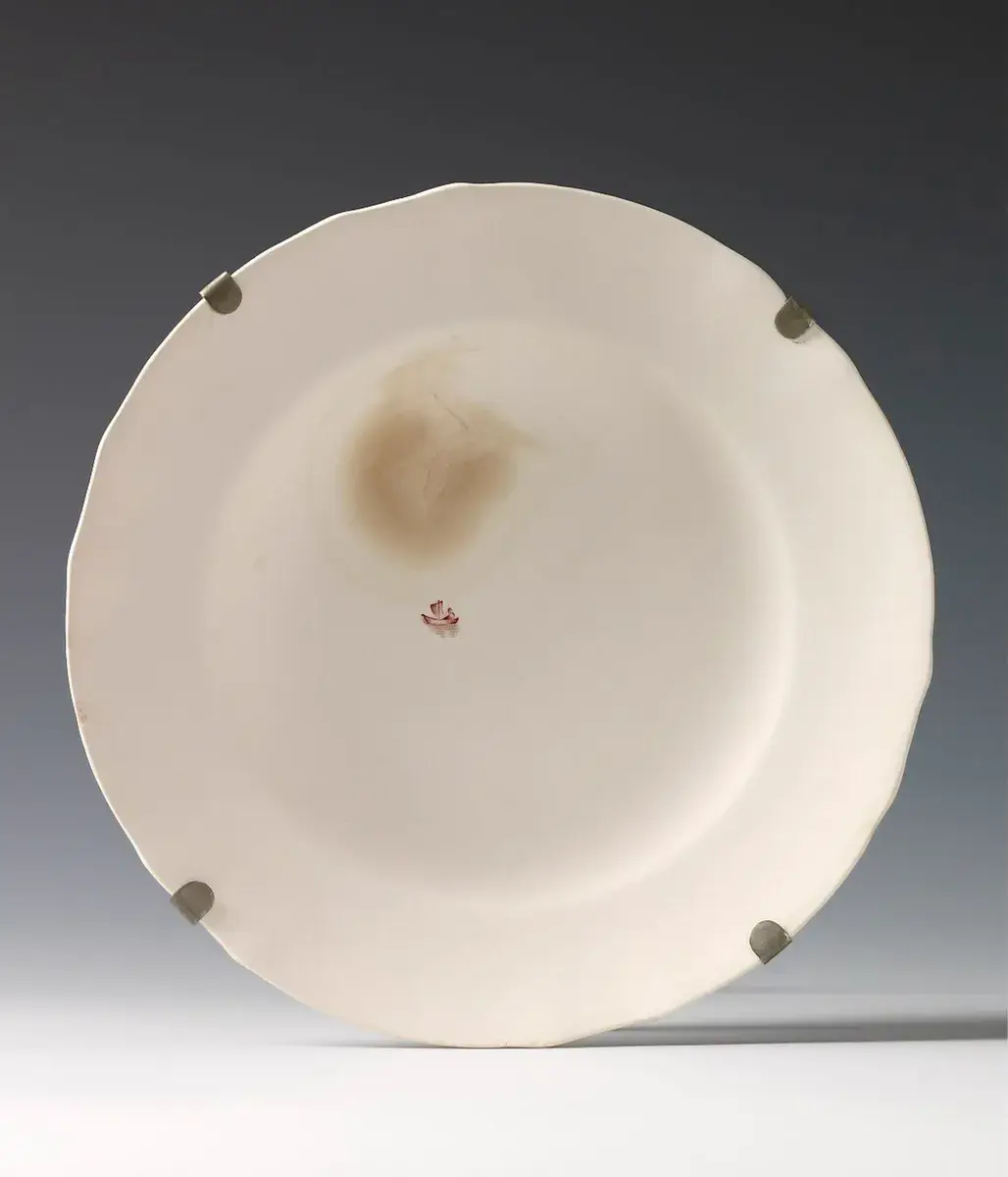 Gone Fishing, Boat Scene XV [Tallerken] by Slotte, Caroline