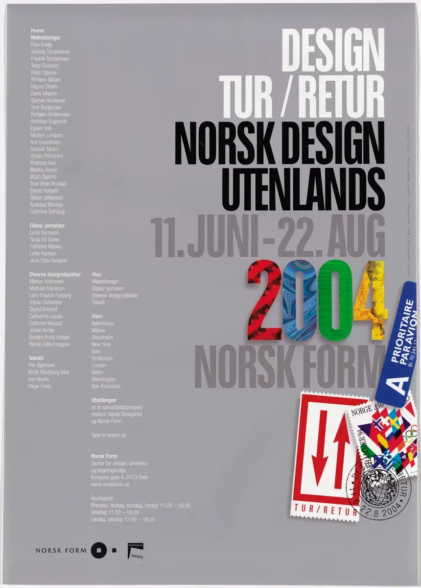 Design tur/retur [Plakat] by Oldani, Bruno