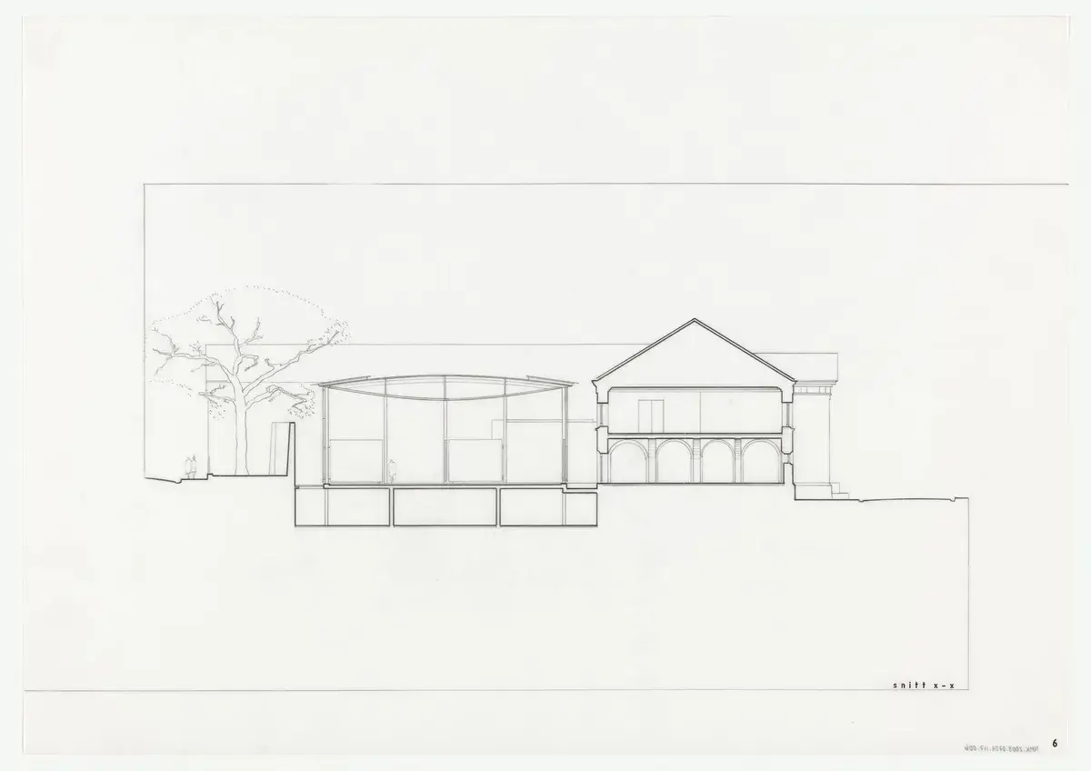 Arkitekturmuseet [Snitt] by Fehn, Sverre