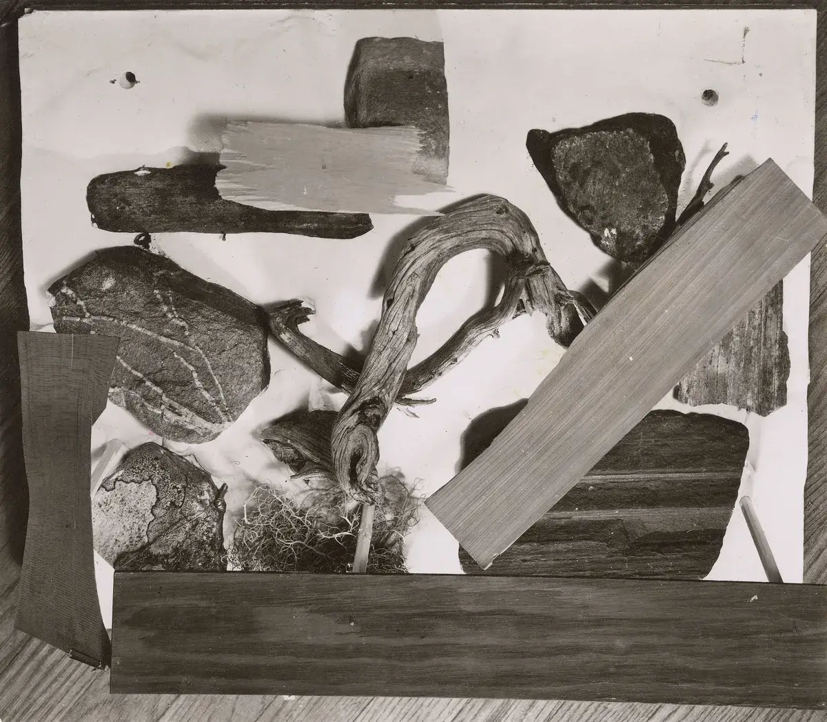 Materialstudie til en fjellskole for design [Fotografi] by Korsmo, Arne