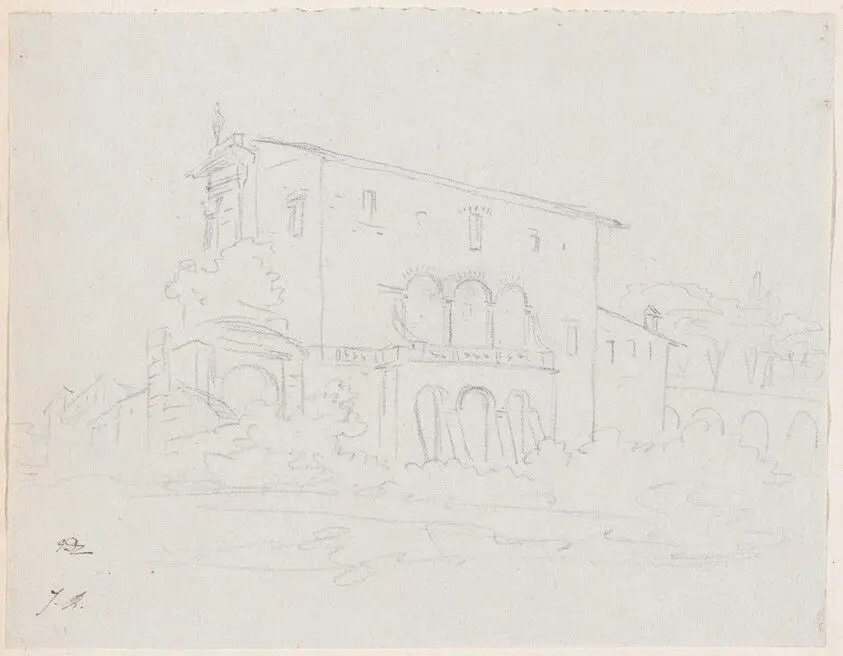 A Roman Church by David, Jacques-Louis