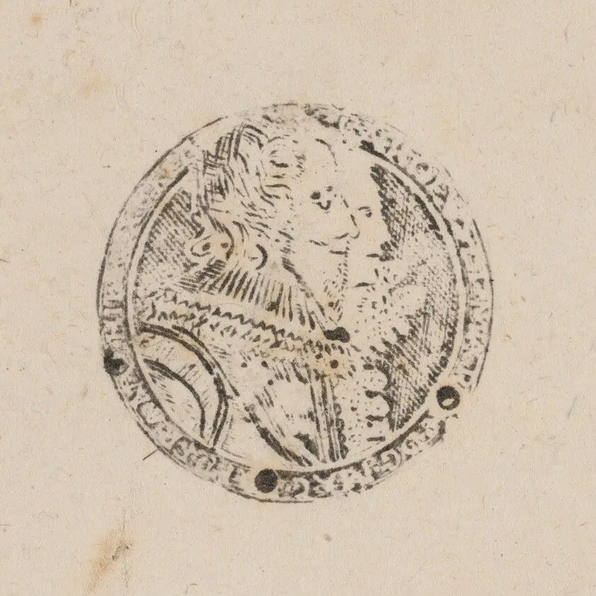 Charles I and Henrietta Maria Facing to the Right [left half] by Dutch 17th Century