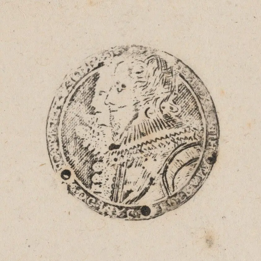Charles I and Henrietta Maria Facing to the Left [right half] by Dutch 17th Century