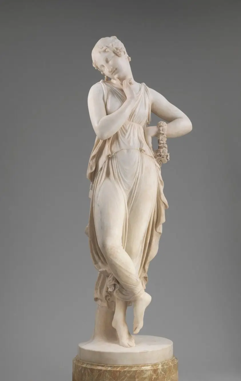 Dancer with Finger on Chin by Canova, Antonio