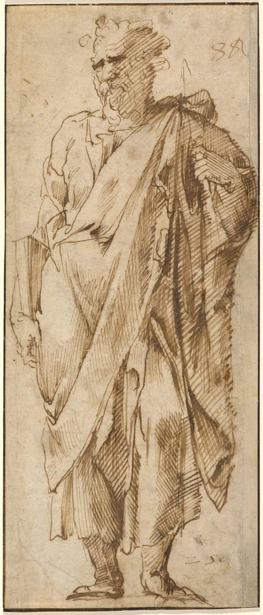 A Standing Saint by Beccafumi, Domenico