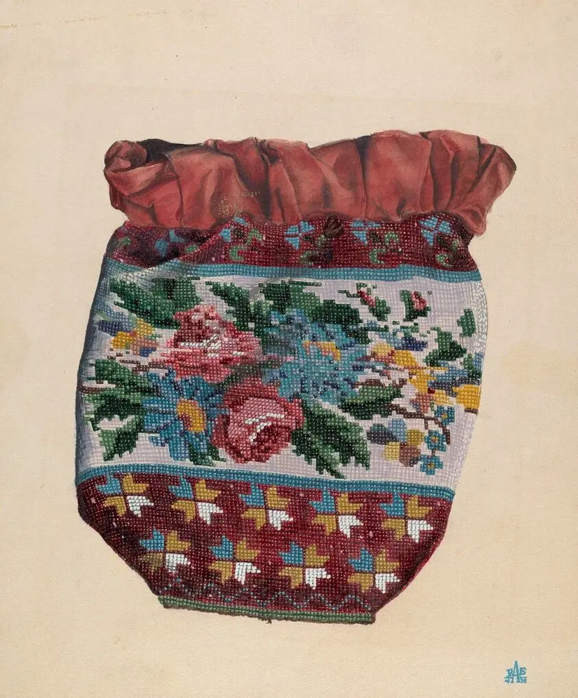 Beaded Bag by Atkinson, Ralph