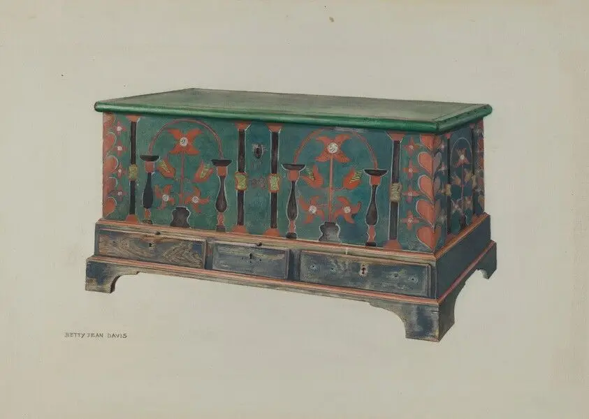 Pa. German Chest by Davis, Betty Jean