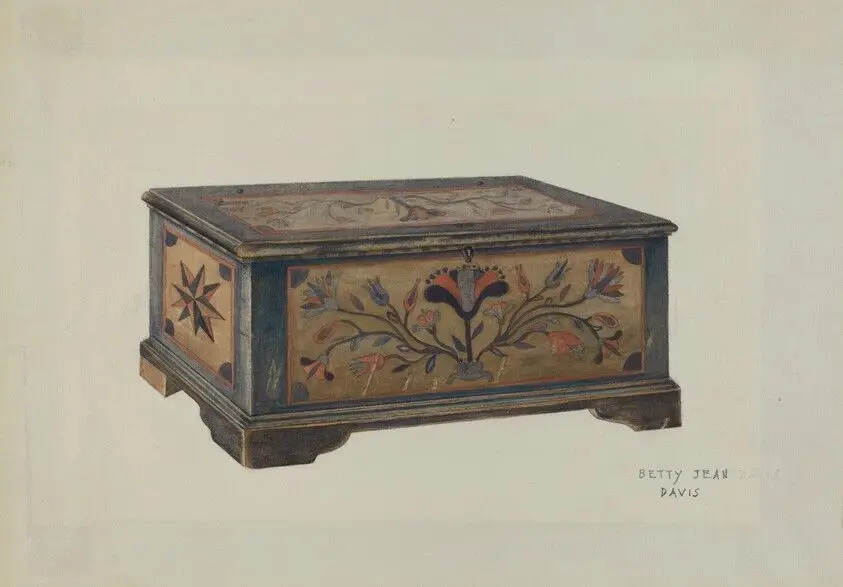 Pa. German Sample Chest by Davis, Betty Jean