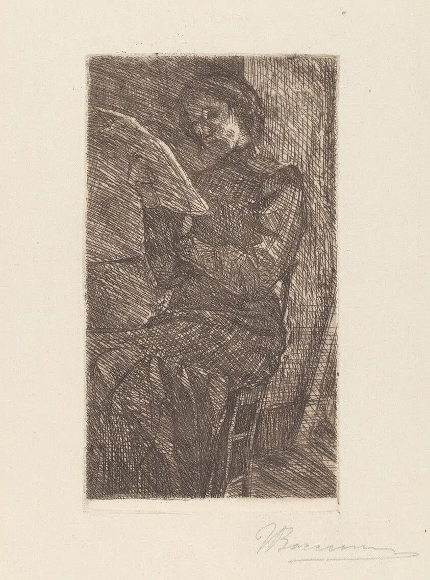 Woman Reading [Donna che legge] by Boccioni, Umberto