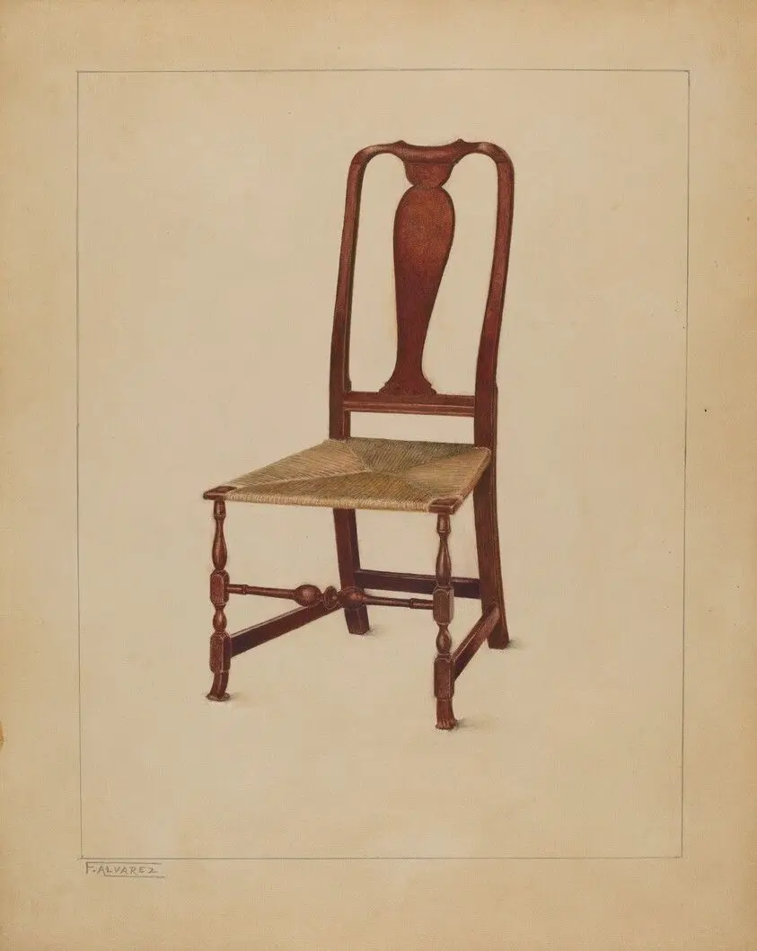 Side Chair (one of a pair) by Alvarez, Francisco