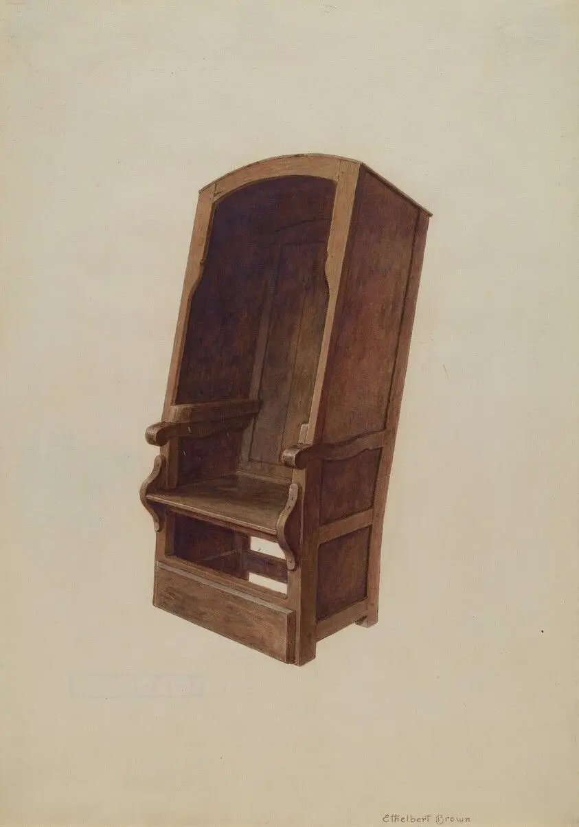 Chair by Brown, Ethelbert