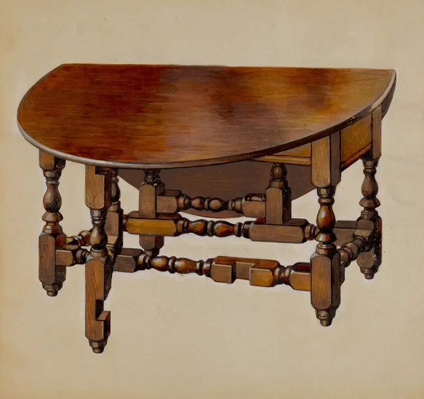 Gate-legged Table by Nelson, George