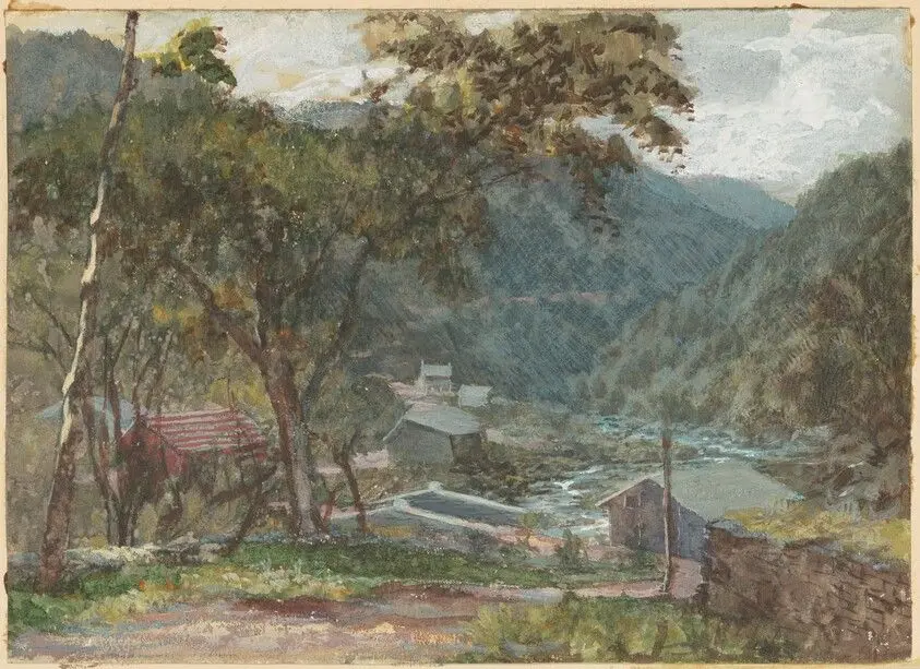 Entrance to Kauterskill Clove, Catskill Mountains by American 19th Century