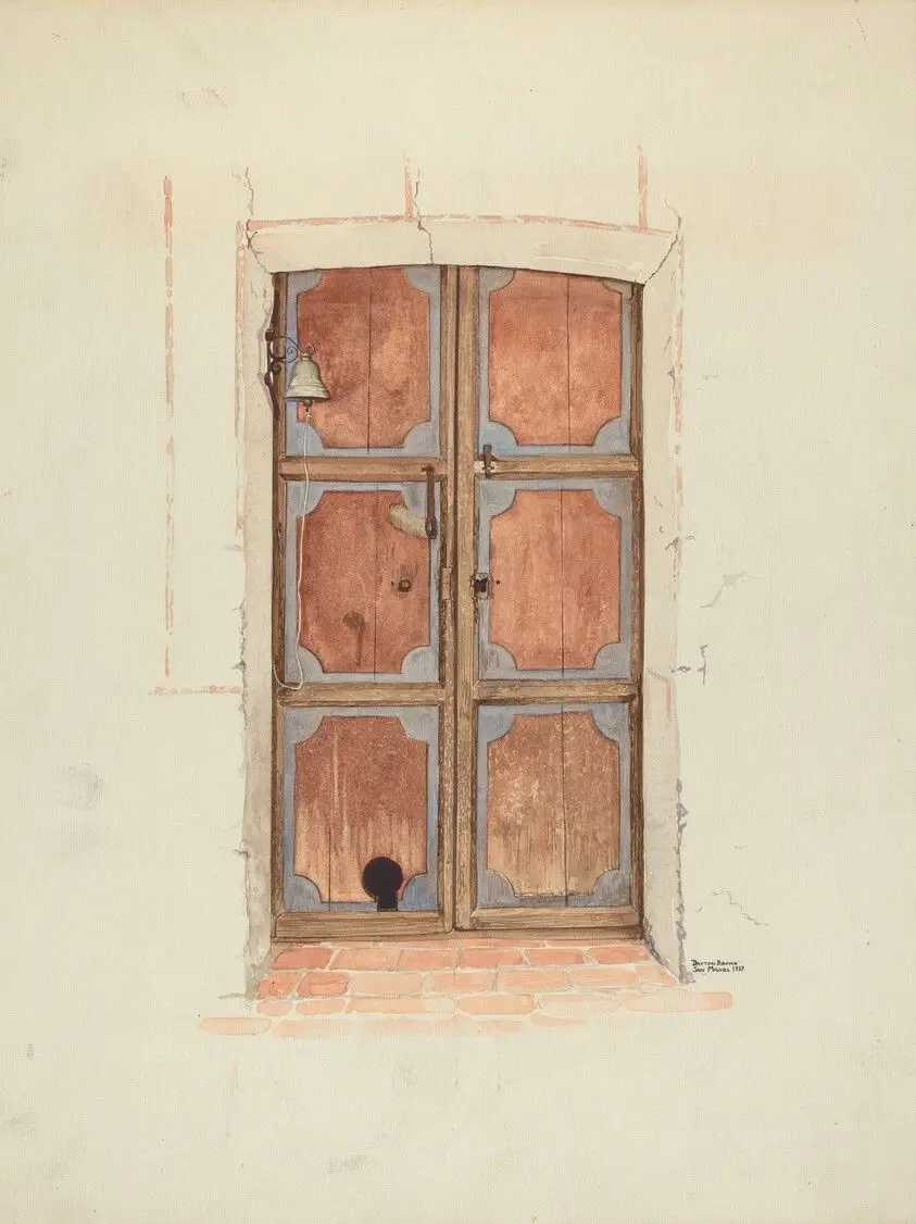 Church Door (Interior) by Brown, Dayton