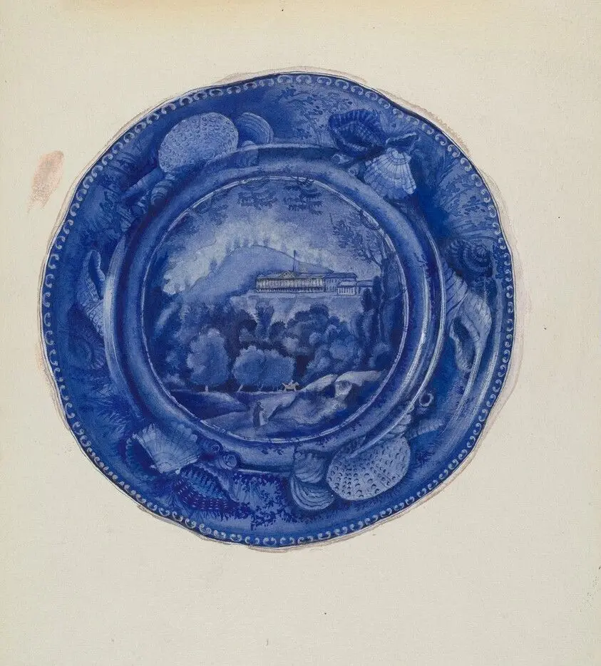 Plate - "Orchard House, Catskills" by Chichester, Beverly