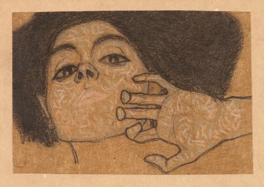 Head of a Woman by Schiele, Egon