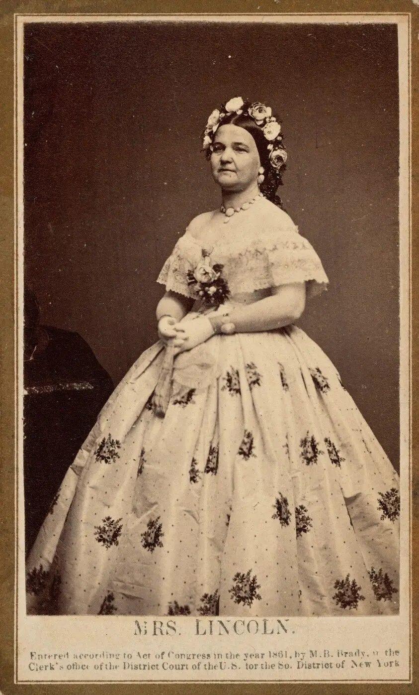 Mary Todd Lincoln by Brady's National Photographic Portrait Galleries