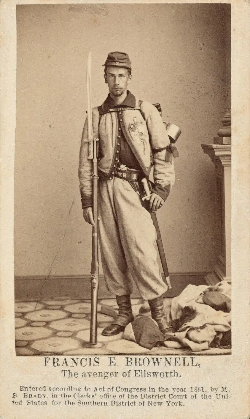 Francis E. Brownell by Brady's National Photographic Portrait Galleries