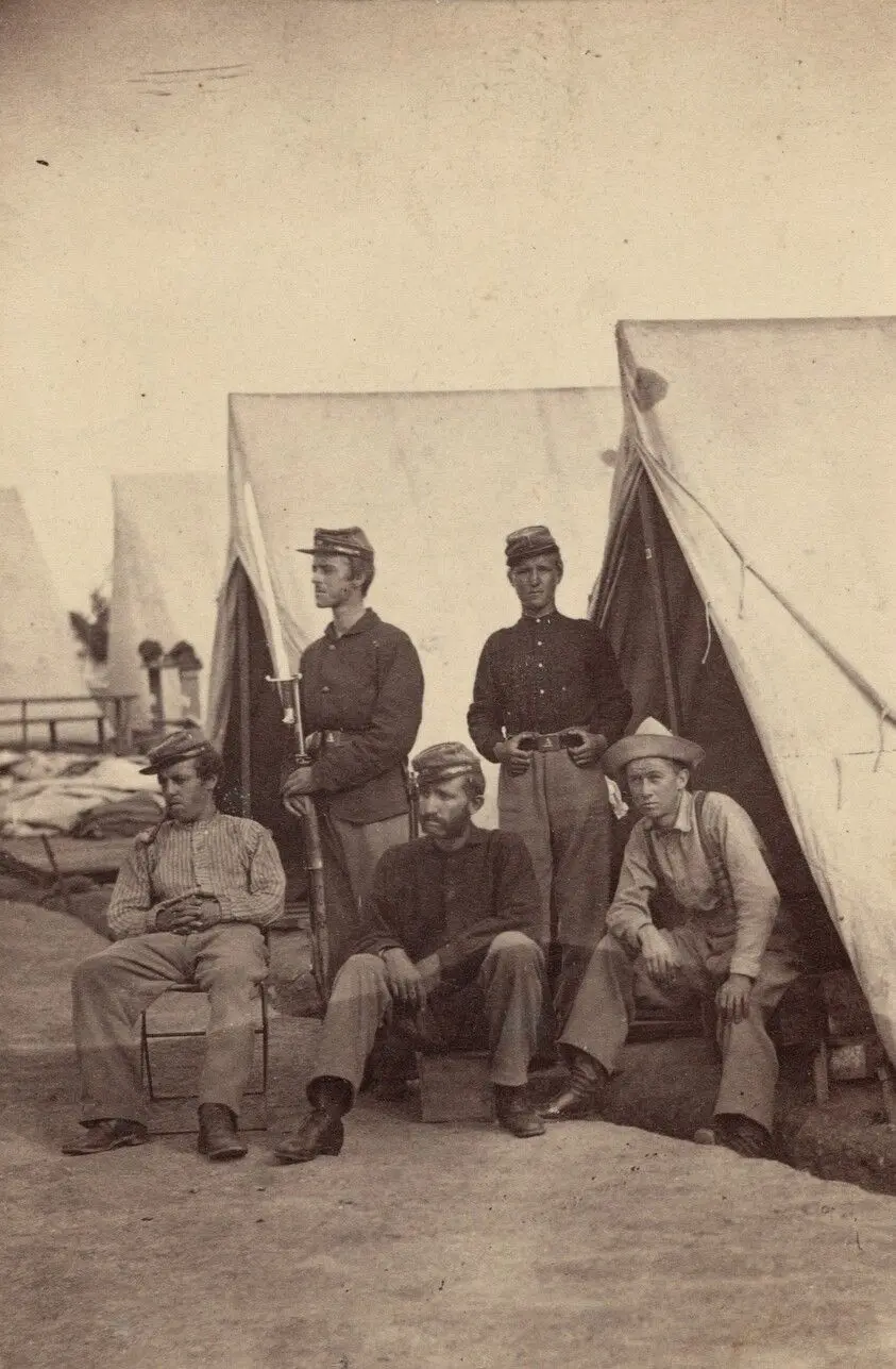 Camp Scene by Brady's National Photographic Portrait Galleries