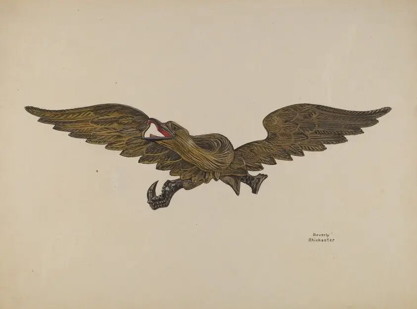 Carved Eagle by Chichester, Beverly