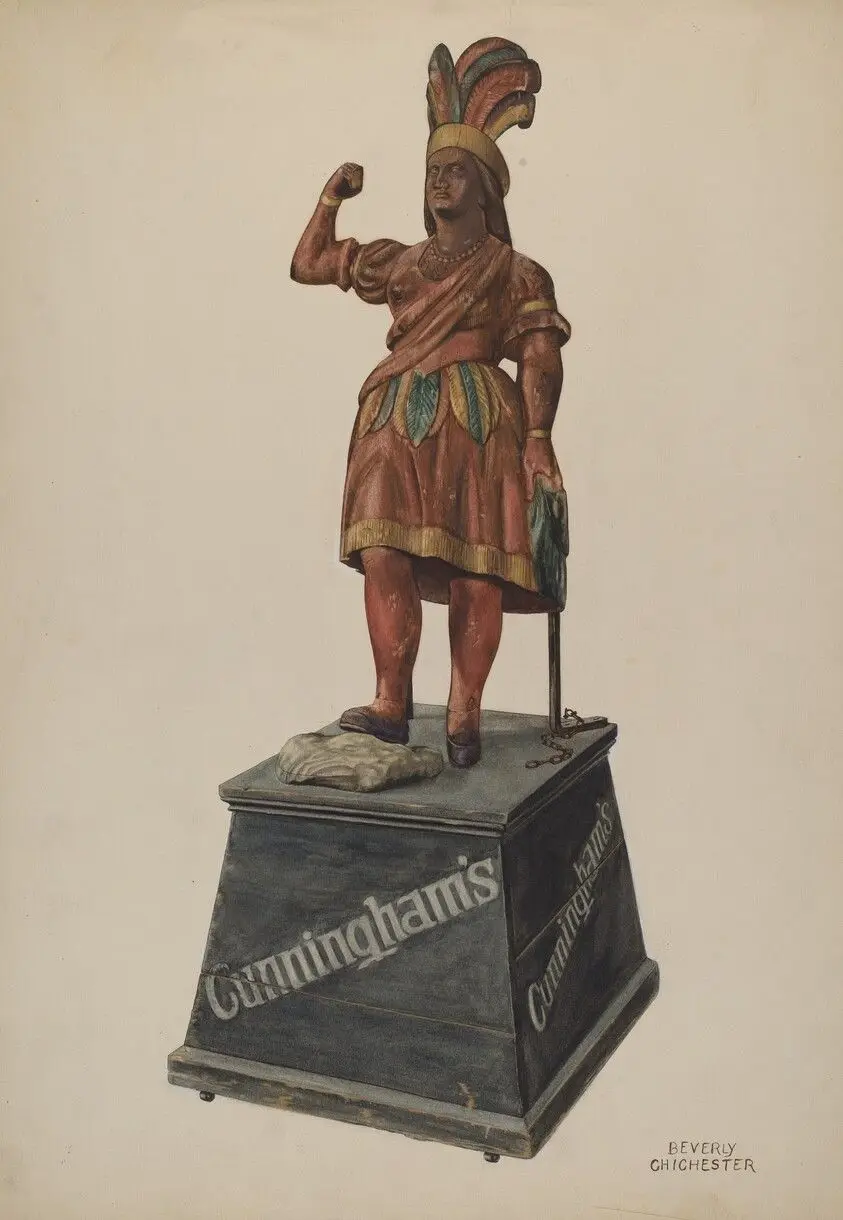 Cigar Store Indian by Chichester, Beverly