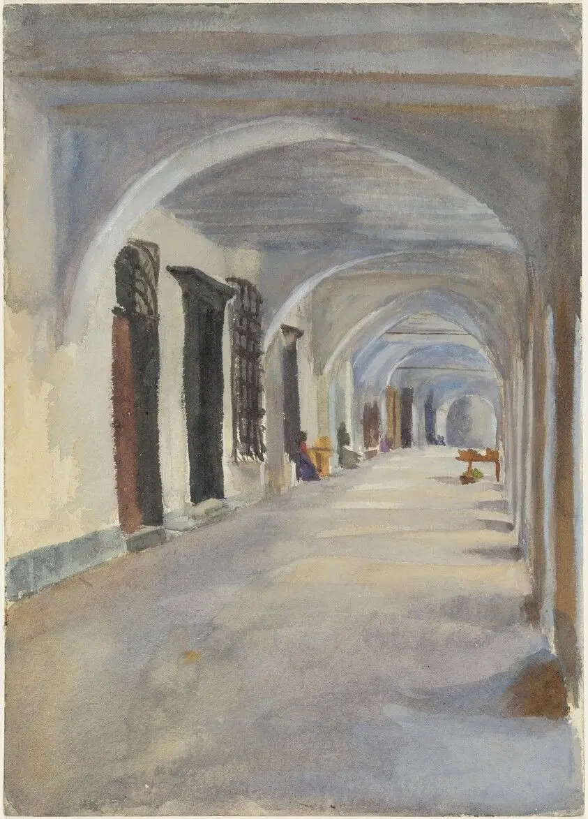 A Loggia by Sargent, Emily