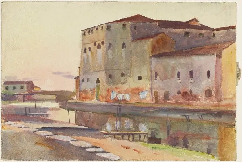 Building with Washing by Sargent, Emily