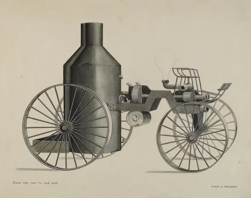 Iron Steam Fire Engine by Aberdeen, Harry G.