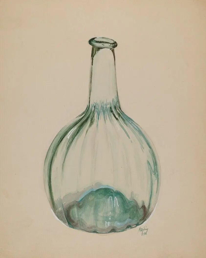 Blown Bottle by Atkinson, Ralph